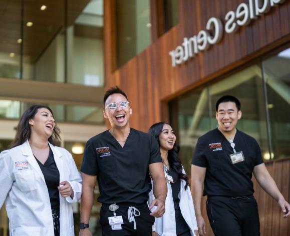 Nursing students at Pacific's stockton campus